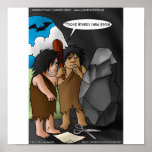 Caveman Invention Funny Posters posters
