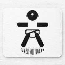 Caver on board mouse mat