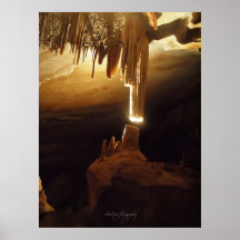 Cavernes de Jenolan - éclat Affiche