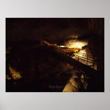 Cavernes de Jenolan - le pont Poster