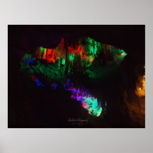 Cavernes de Jenolan - les cristaux rayonnants Posters
