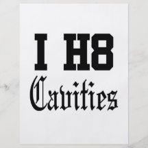 cavities full colour flyer