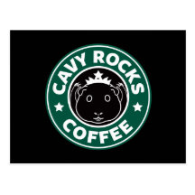Cavy Rocks Coffee Postcard ポストカード