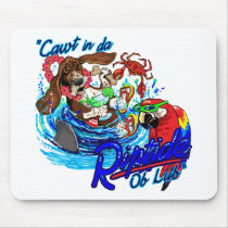 Cawt in da Riptide Mouse Pad
