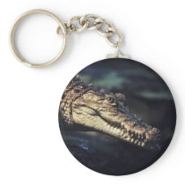 cayman crocodile photo keychain