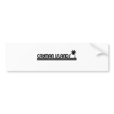 Cayman Islands Bumper Sticker by bartstshirts