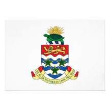 Cayman Islands Coat of Arms Custom Announcements