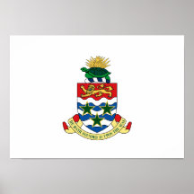 Cayman Islands Coat of Arms Poster