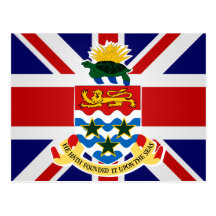 Cayman Islands High quality Flag Post Cards