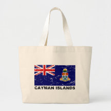 Cayman Islands Vintage Flag Bag