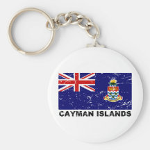 Cayman Islands Vintage Flag Key Chains