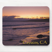 Cayucos, CA Beach Sunset Mouse Pad