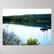 CAYUGA LAKE IN AUTUMN poster