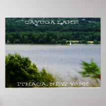 CAYUGA LAKE, ITHACA NEW YORK poster
