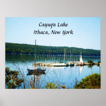 CAYUGA LAKE, ITHACA poster