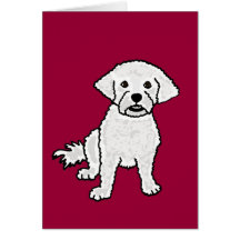 CB- Cute Poodle Mix Note Cards