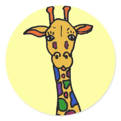 CB- fun giraffe stickers by patcallum