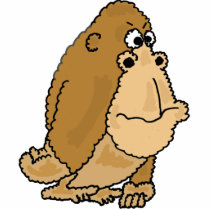 CB- Funny Gorilla Photo Sculpture