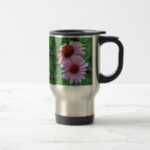 CB- Pink Daisy Travel Mug