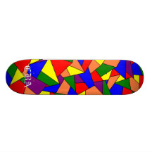 CBA - Stain Glass Skateboard