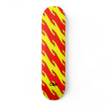 CBA - Waves 1 (Red & Yellow) Skateboard