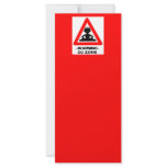 cbdf97 warning djs zone music party entertainment rack cards