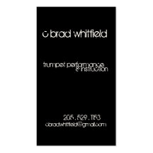 cbrad bizcard #1 business card