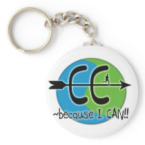 CC Cross Country - Because I CAN!! Key Chains