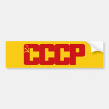 CCCP Bumpersticker Bumper Stickers