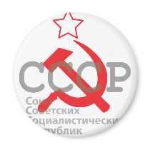 CCCP_red Fridge Magnets