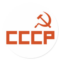 CCCP ROUND STICKER