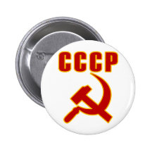 cccp ussr hammer and sickle buttons