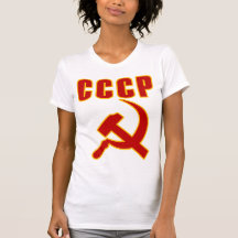 cccp ussr hammer and sickle t-shirts