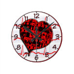 CCU HEART EKG MEDICAL SPECIALTIES ROUND CLOCKS