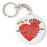 CCU NURSE CARDIAC CARE UNIT KEY CHAINS