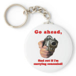 CCW Concealed Gun Joke Keychain