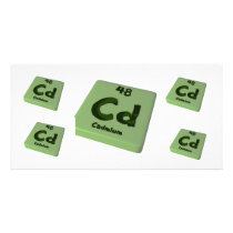 Cd Cadmium Custom Photo Card
