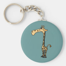 CD- Funny Sad Giraffe Keychain