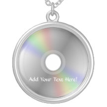 CD or DVD Personalized Music Necklace