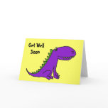 CD- Purple Dragon Get Well Card