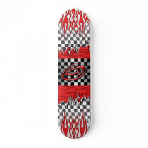 CD Red Flames
