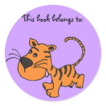 CD- Tiger 'This book belongs to:' stickers