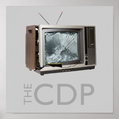 CDP Smash TV Poster by ryanmediocre