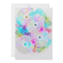 CDs on Multicolor Background