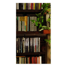 CDs Vinyl Tapes Business Card Templates