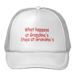 Ce qui se produit aux séjours de la grand-maman à  casquette