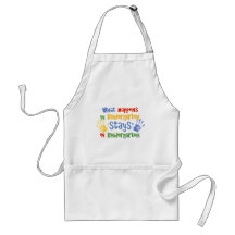 Ce qui se produit dans le jardin d'enfants tablier