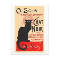 Ce Soir Le Chat Noir, Théophile Steinlen Post Card