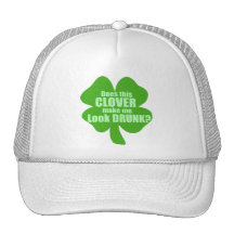 Ce trèfle m'incite-t-il à sembler bu ? casquettes