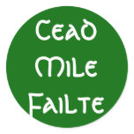 Cead Mile Failte stickers
